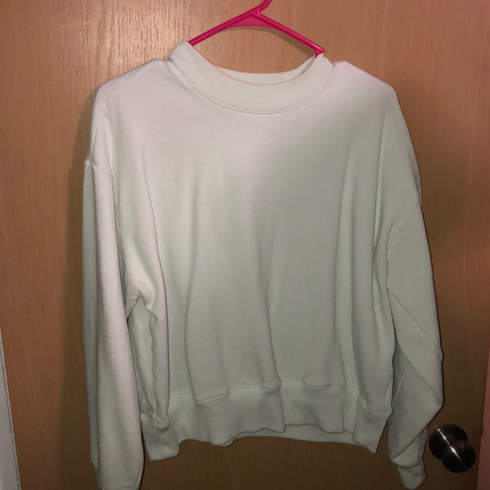 Mock neck sweatshirt!